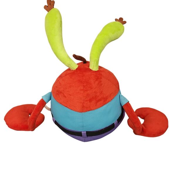 Universal Studios SpongeBob Mr. Krabs 16" Plush Stuffed Animal Toy EUC Rare - Picture 3 of 6